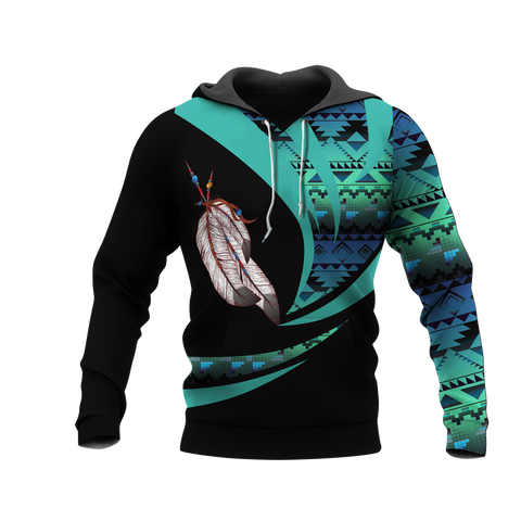 Powwow StoreHD0011978 Pattern Native Pride 3D Hoodie