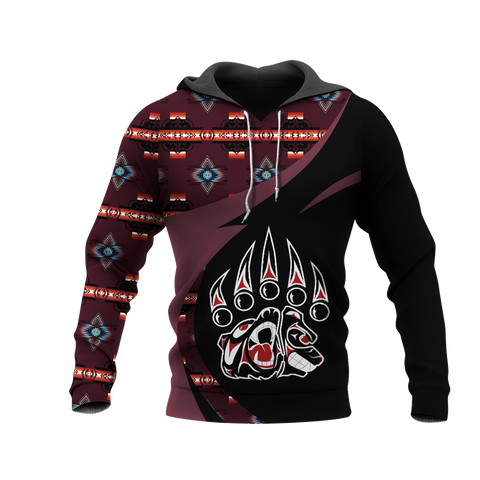 Powwow StoreHD0011278 Pattern Native Pride 3D Hoodie