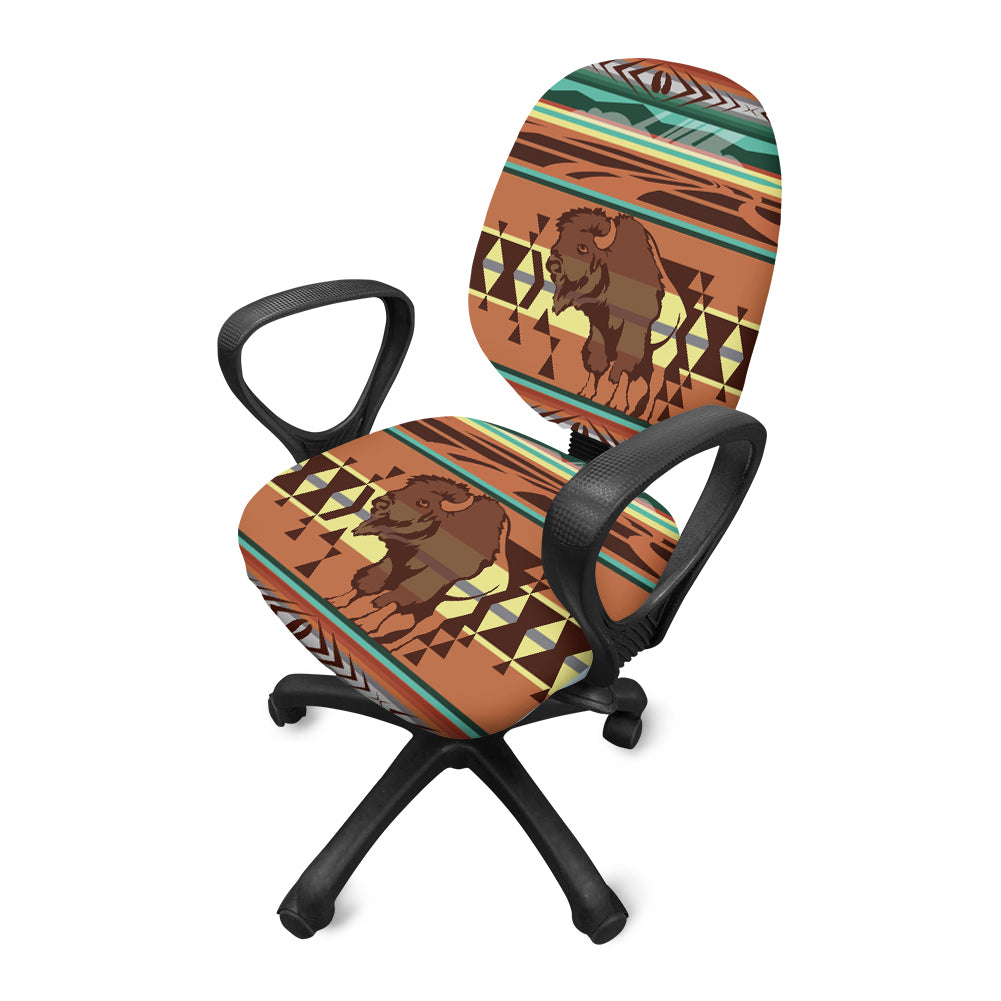 Powwow StoreGBNAT00024 Design Native American Office Chair Cover