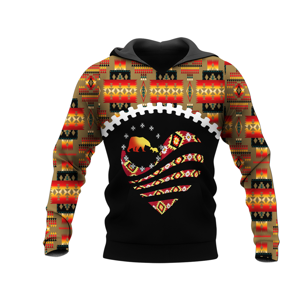 Powwow StoreHD0012285 Pattern Native Pride 3D Hoodie