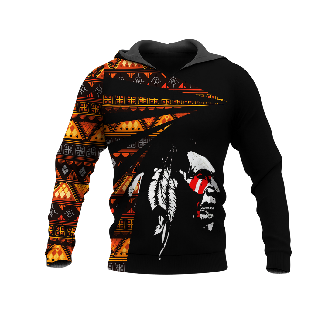 Powwow StoreHD0011895 Pattern Native Pride 3D Hoodie