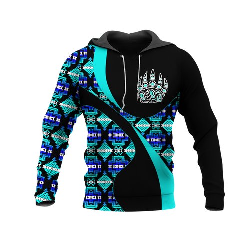 Powwow StoreHD0011478 Pattern Native Pride 3D Hoodie