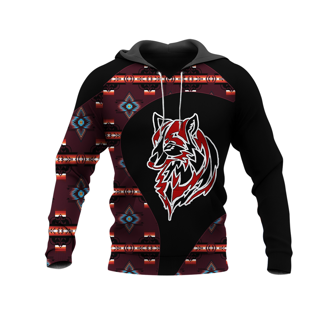 Powwow StoreHD0012475 Pattern Native Pride 3D Hoodie