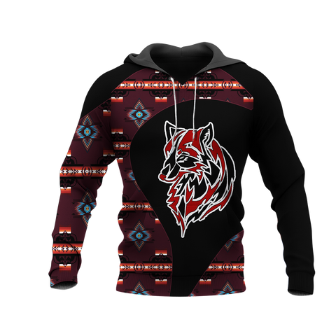 Powwow StoreHD0012475 Pattern Native Pride 3D Hoodie