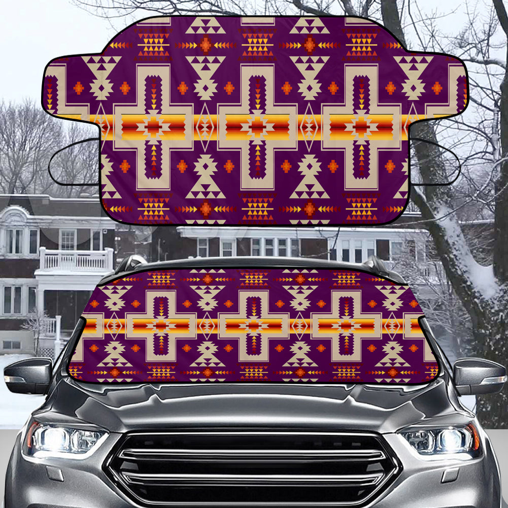 Powwow StoreGBNAT0006209  United Tribes Native Windshield Snow Covers