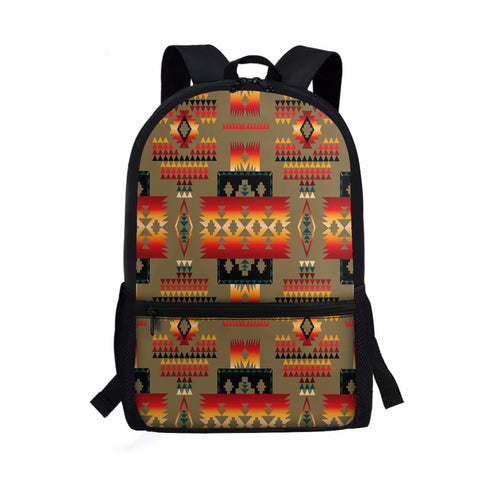 Powwow StoreGBNAT0004604 Pattern Native American Backpack