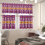 GB-NAT00062-07 Pattern Native American  Curtain Valance and Kitchen Tiers Set