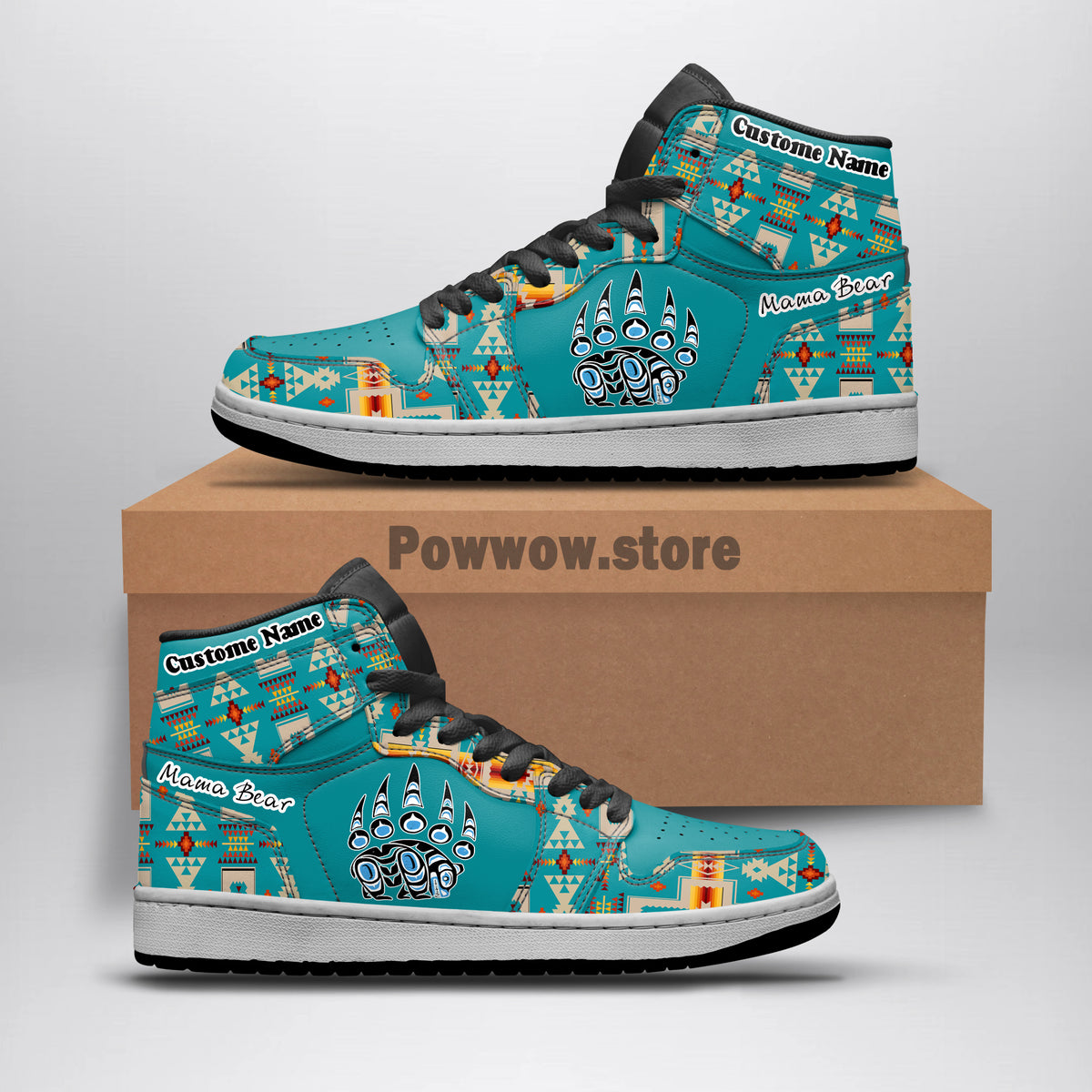 Powwow StoreJDS051 Pattern Native Shoes