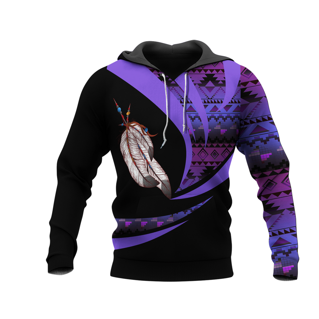 Powwow StoreHD0011983 Pattern Native Pride 3D Hoodie