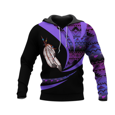 Powwow StoreHD0011983 Pattern Native Pride 3D Hoodie