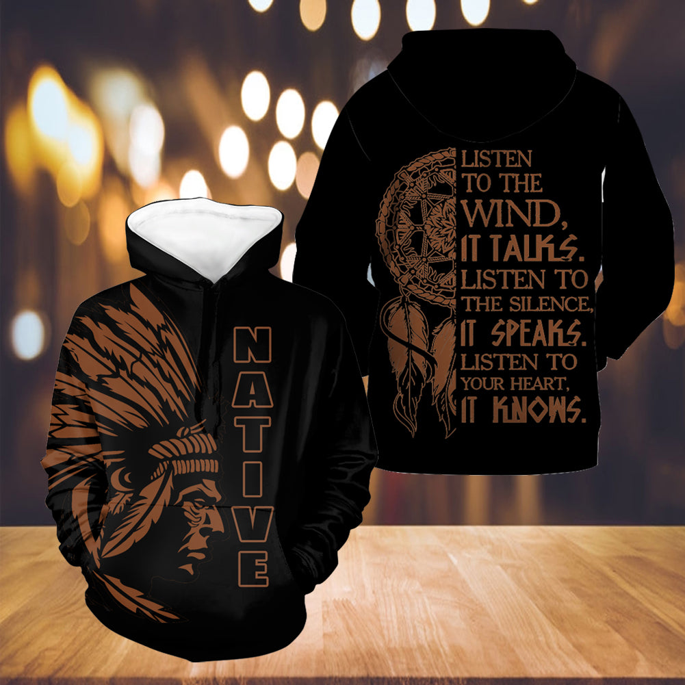 HD0012348 Pattern Native Pride 3D Hoodie