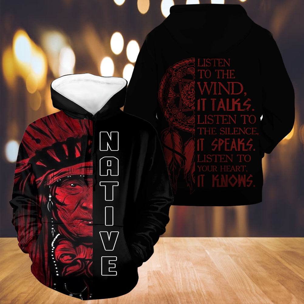 HD0012347 Pattern Native Pride 3D Hoodie