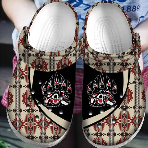 CRC0005 Pattern Native American  Crocs Clogs Shoes
