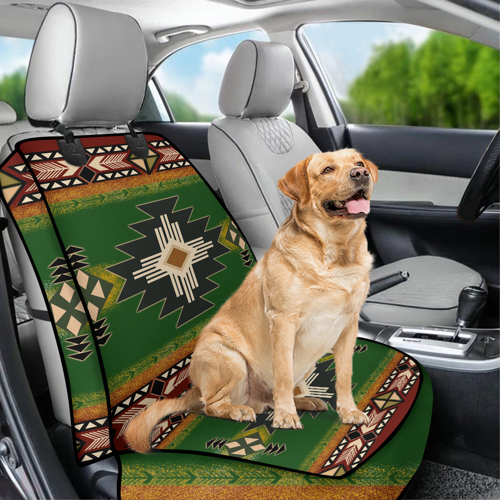 Powwow StoreGBNAT0001  Pattern Tribal Native Waterproof Car Front Seat Cover for Pet