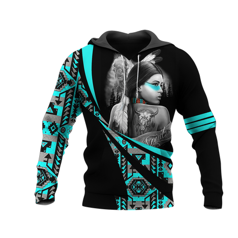 Powwow StoreHD0012050 Pattern Native Pride 3D Hoodie