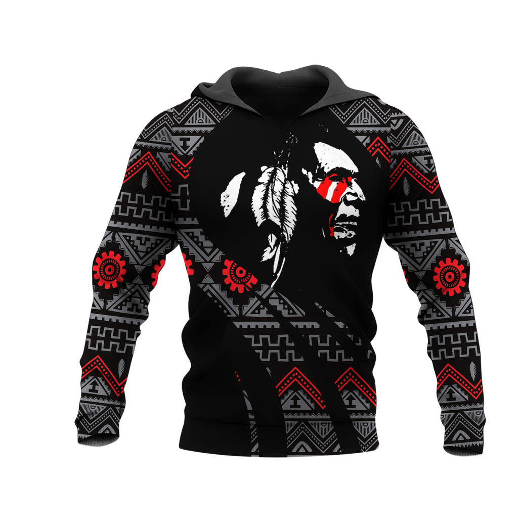 Powwow StoreHD0011699 Pattern Native Pride 3D Hoodie