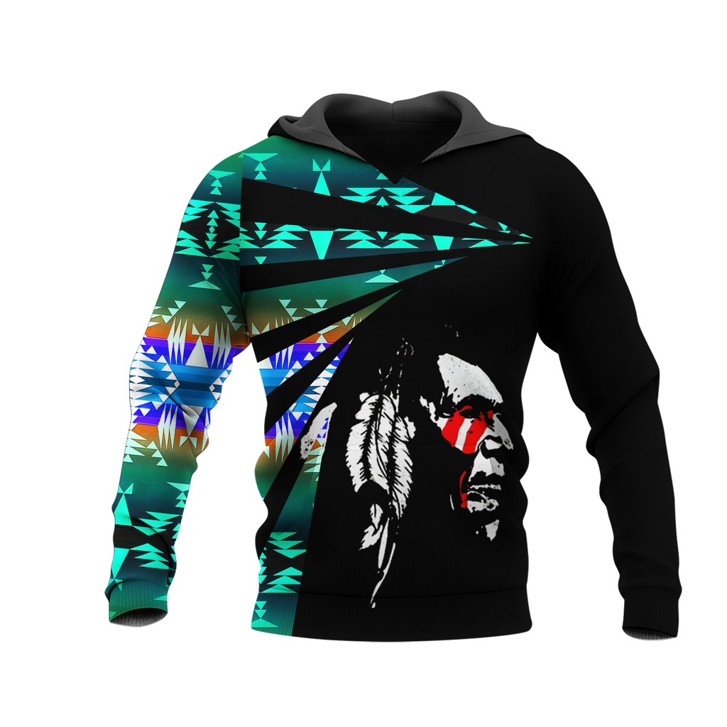 Powwow StoreHD0011894 Pattern Native Pride 3D Hoodie