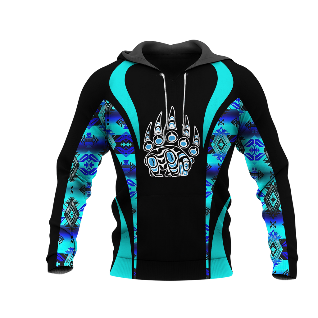 Powwow StoreHD0011546 Pattern Native Pride 3D Hoodie