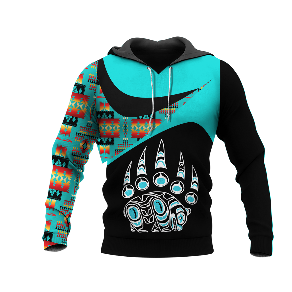 Powwow StoreHD0011417 Pattern Native Pride 3D Hoodie