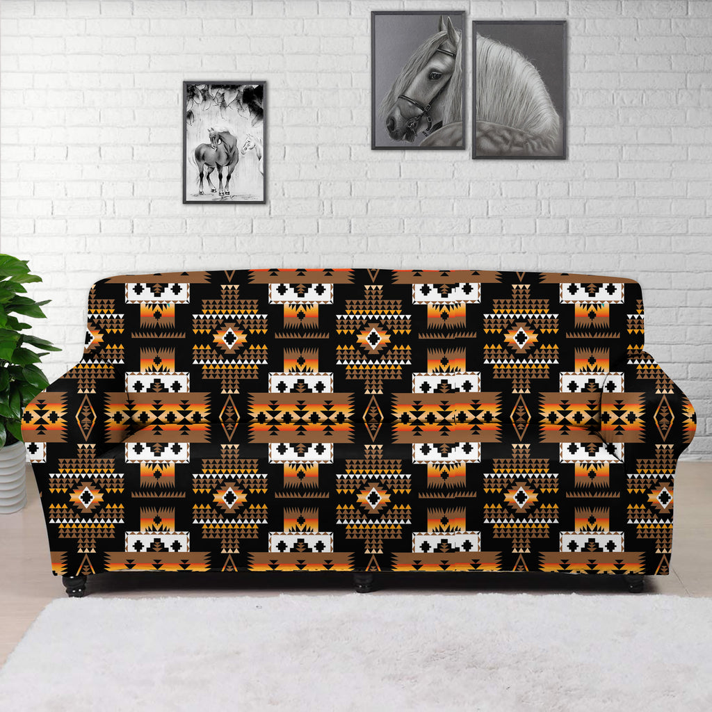 Powwow StoreGBHS00024  Native Tribal Pattern Native Sofa Cover