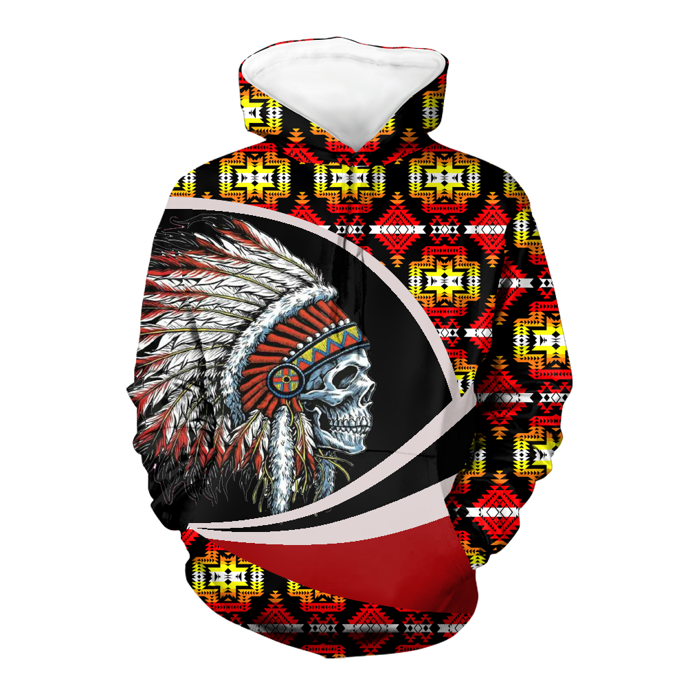 Powwow StoreHD0011350  Pattern Native Pride 3D Hoodie