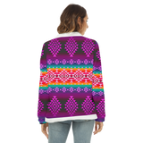GB-NAT00680 Native American Women's Borg Fleece Sweatshirt