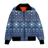 Powwow StoreGBNAT00407 Pattern Native American Unisex Knitted Fleece Lapel Outwear