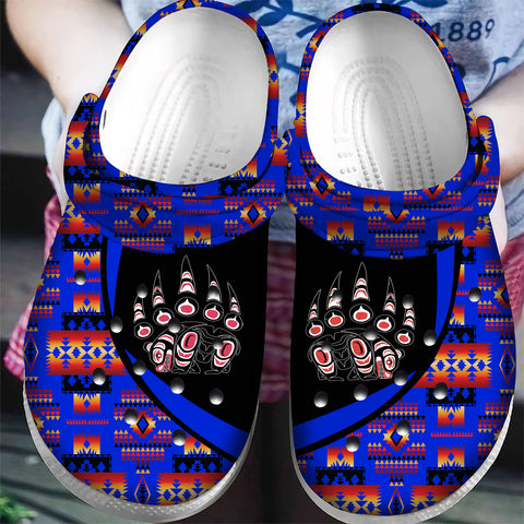CRC0009 Pattern Native American  Crocs Clogs Shoes