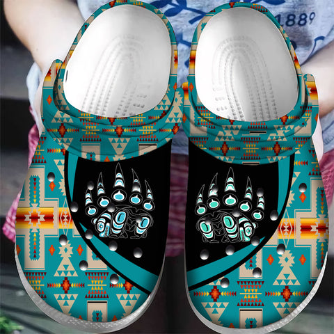 CRC0015 Pattern Native American  Crocs Clogs Shoes