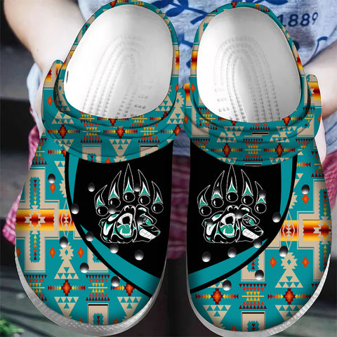 CRC0018 Pattern Native American  Crocs Clogs Shoes