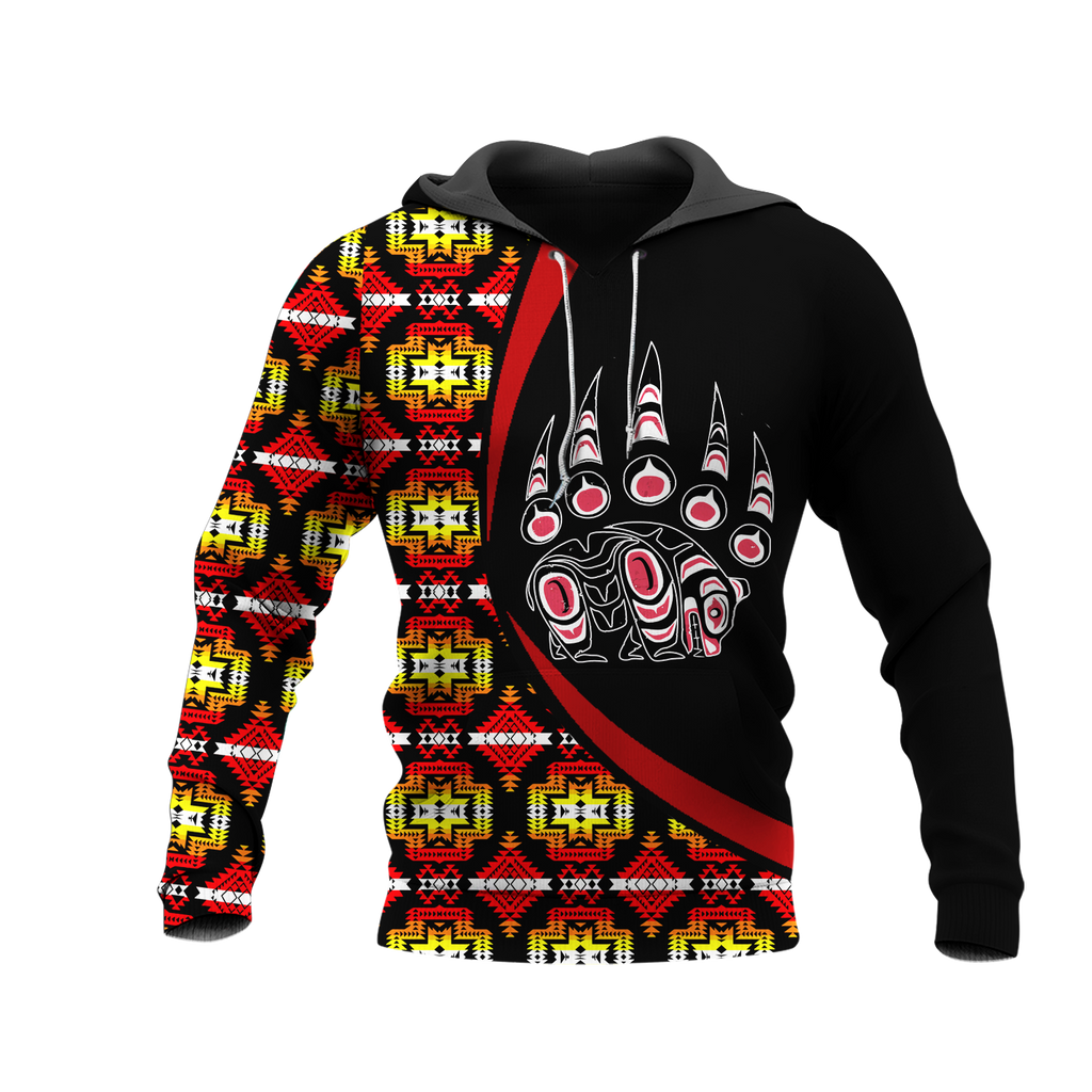 Powwow StoreHD0011597 Pattern Native Pride 3D Hoodie