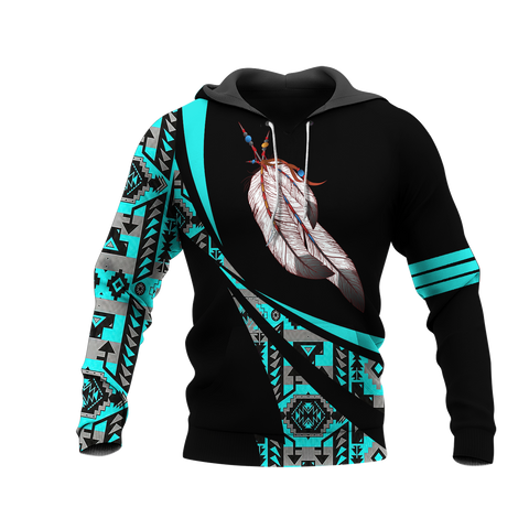 Powwow StoreHD0012051 Pattern Native Pride 3D Hoodie