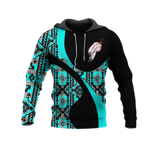 Powwow StoreHD0011482 Pattern Native Pride 3D Hoodie