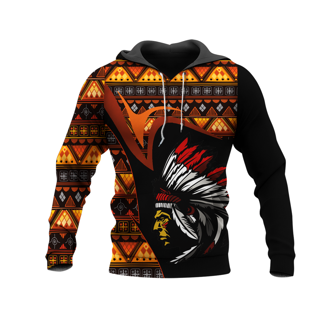 Powwow StoreHD0011530 Pattern Native Pride 3D Hoodie