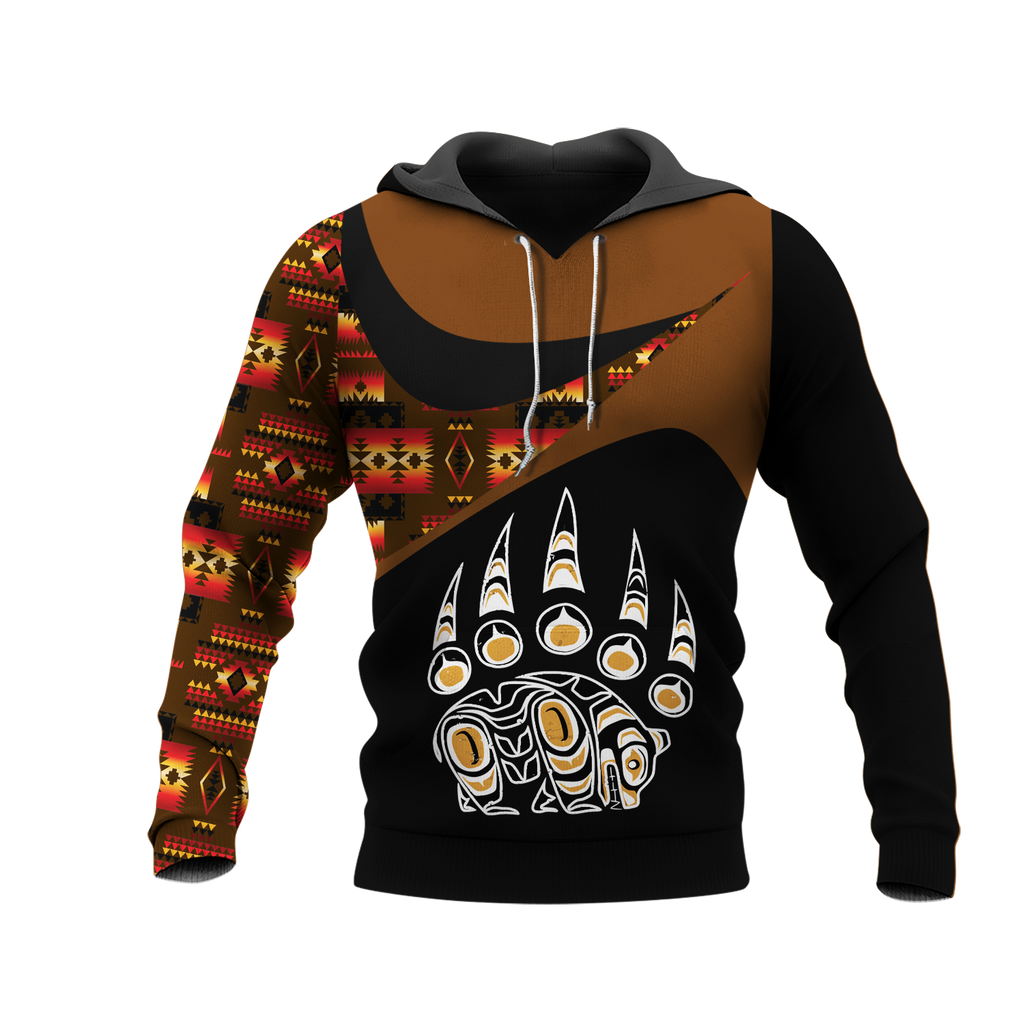 Powwow StoreHD0011418 Pattern Native Pride 3D Hoodie