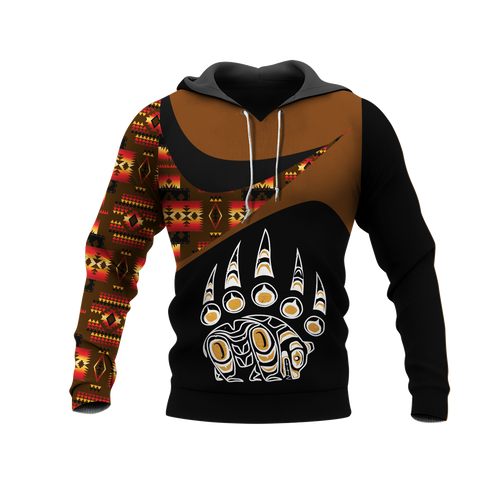 Powwow StoreHD0011418 Pattern Native Pride 3D Hoodie