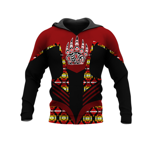 Powwow StoreHD001179 Pattern Native Pride 3D Hoodie