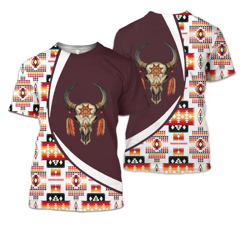 TS00146 Pattern Native American Unisex 3D T-Shirt