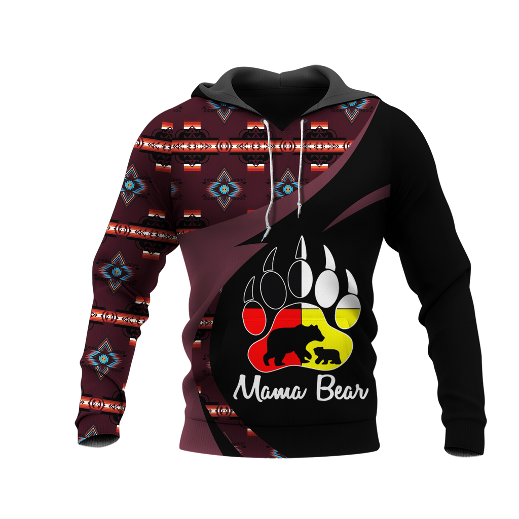 Powwow StoreHD0011280 Pattern Native Pride 3D Hoodie