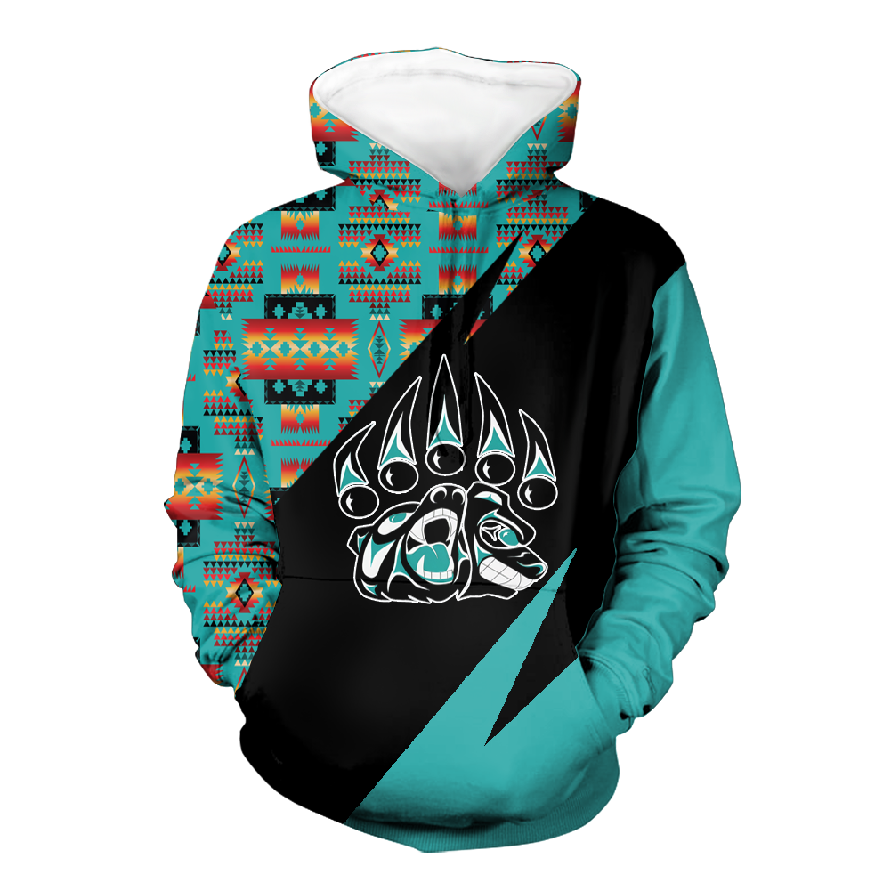 Powwow StoreHD0012139 Pattern Native Pride 3D Hoodie