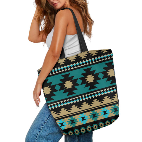 Powwow StoreGBNAT00509 Pattern Tribe Canvas Shopping Bag (Copy)