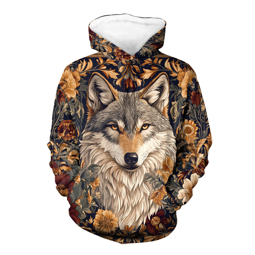 HD0013027 Wolf Native American Pride 3D Hoodie