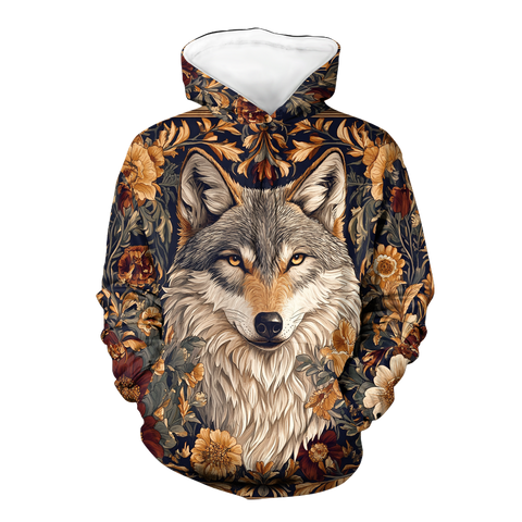 HD0013027 Wolf Native American Pride 3D Hoodie