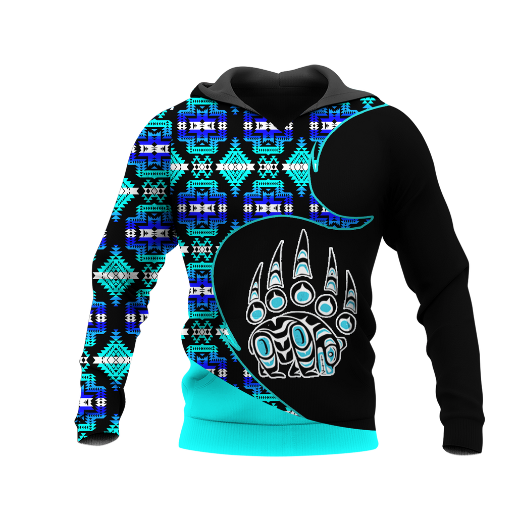 Powwow StoreHD0011212 Pattern Native Pride 3D Hoodie