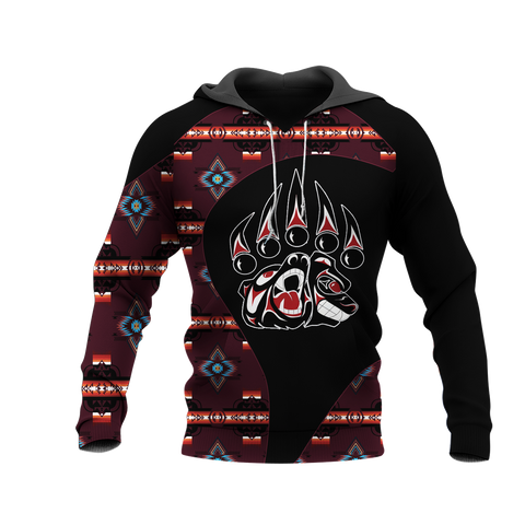 Powwow StoreHD0012477 Pattern Native Pride 3D Hoodie