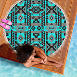 Powwow Storegb nat00626 native american design beach blanket