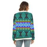 GB-NAT00680-02 Native American Women's Borg Fleece Sweatshirt
