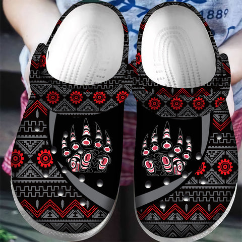 CRC0020 Pattern Native American  Crocs Clogs Shoes
