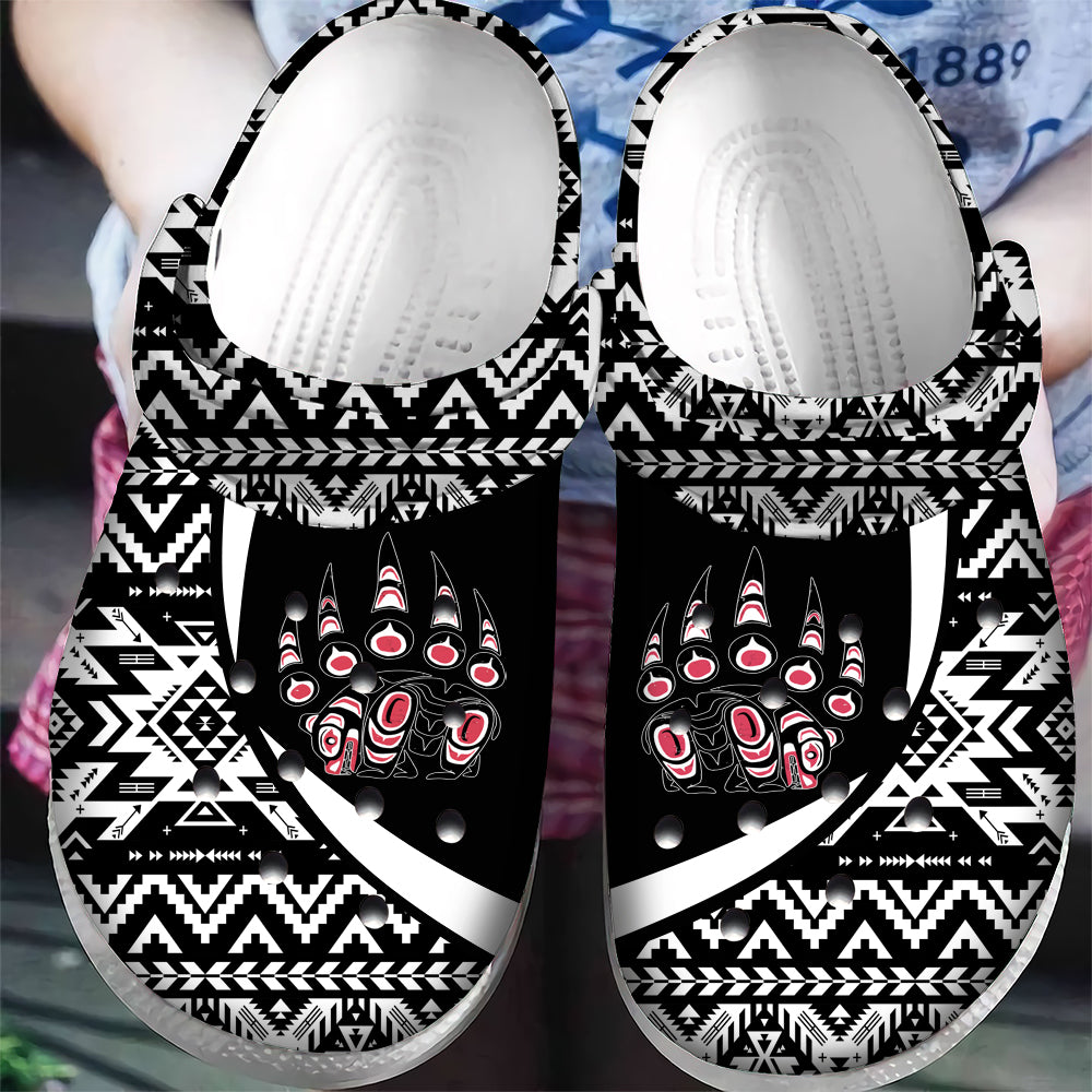 CRC0023 Pattern Native American  Crocs Clogs Shoes