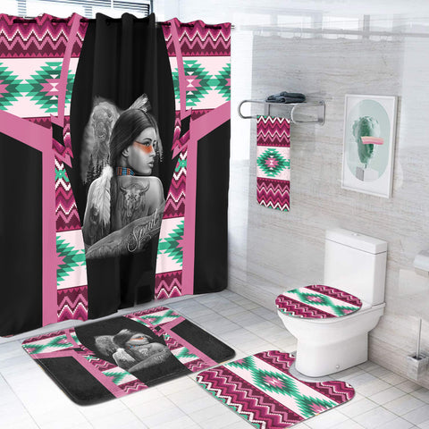 BS-000205 Pattern Native American Bathroom Set